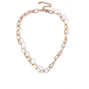 Geometric Pendant Chain Necklace Chokers for Women