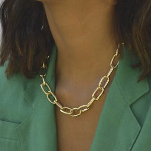 Geometric Pendant Chain Necklace Chokers for Women