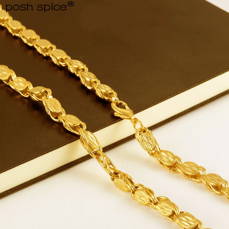 Ethiopian Chain Necklace for Men and Women