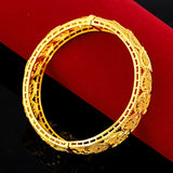 Classic Money Coin Hollow Bracelet Female Retro Card Buckle Bracelet
