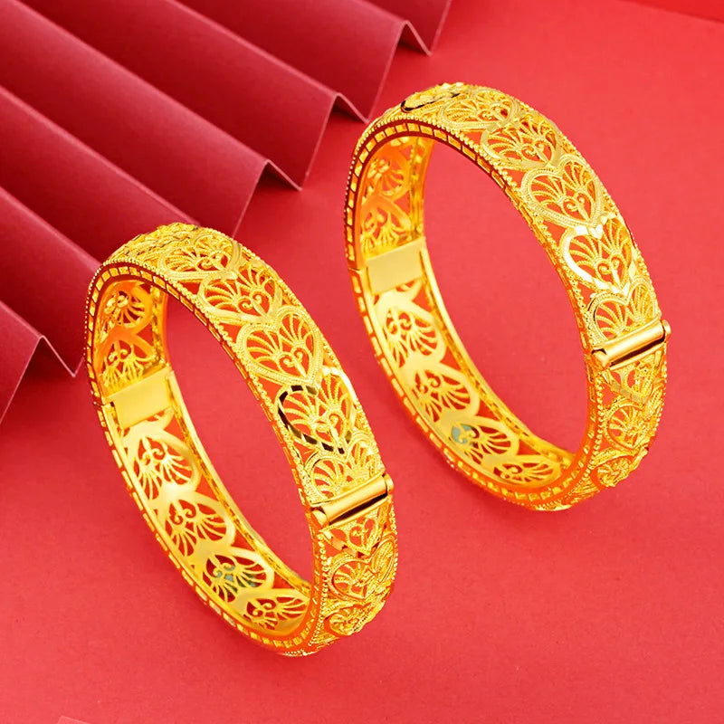Classic Money Coin Hollow Bracelet Female Retro Card Buckle Bracelet