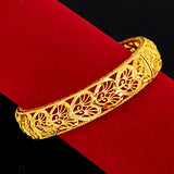 Classic Money Coin Hollow Bracelet Female Retro Card Buckle Bracelet