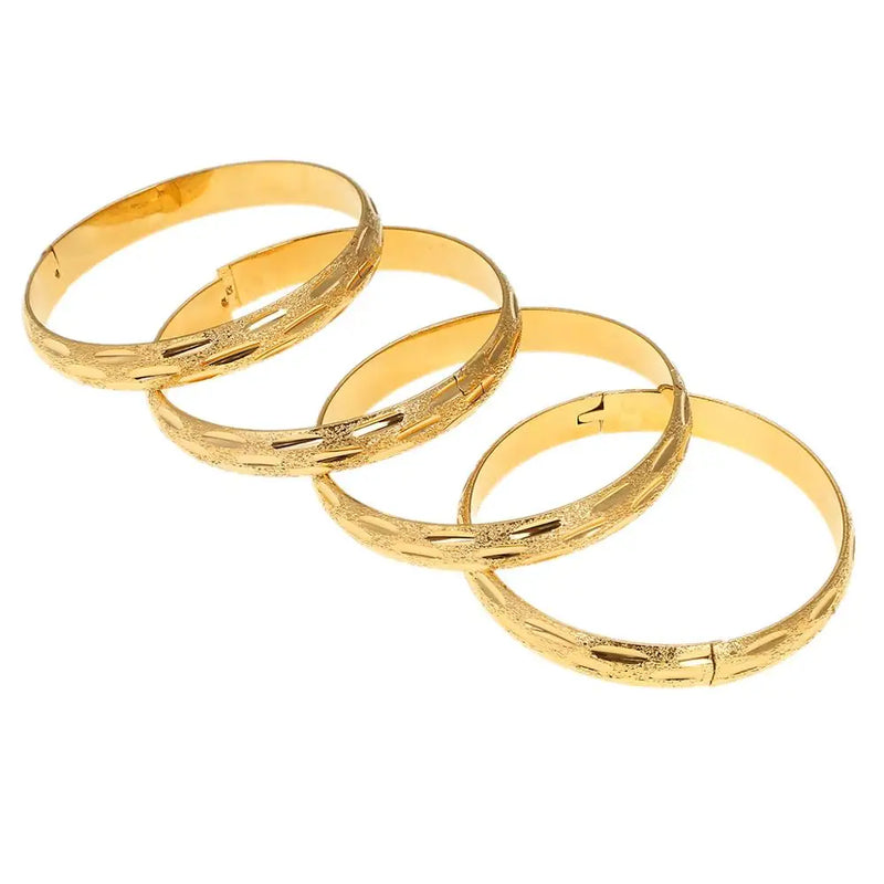 4pcs Bangles for Women African Ethiopian Arabian Bracelet
