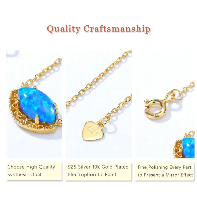 Opal Vintage Necklace Anniversary Fine Jewelry