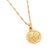 Allah Pendant Necklace Islam Jewelry Arab Muslim Middle Eastern Jewelry