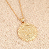 Allah Pendant Necklace Middle East Charm Islam Gift Jewelry