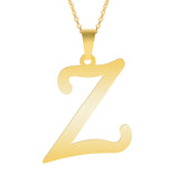Alphabet Necklace Stainless Steel Choker Women Accessory