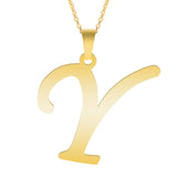 Alphabet Necklace Stainless Steel Choker Women Accessory