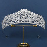 Baroque Crown Bride Wedding Crown Rhinestone Headband Women Headdress