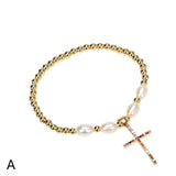 Women's Freshwater Pearl Beaded Bracelet