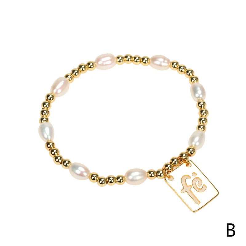 Women's Freshwater Pearl Beaded Bracelet
