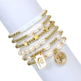 Women's Freshwater Pearl Beaded Bracelet