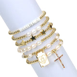 Women's Freshwater Pearl Beaded Bracelet