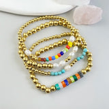 Stainless Steel Natural Stone Beads Bracelet for Women Men