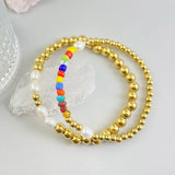 Stainless Steel Natural Stone Beads Bracelet for Women Men