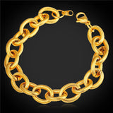 Chunky Chain Bracelet GH2151 Stainless Steel Men's Link Bracelet