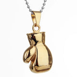 Boxing Glove Necklace Chain Stainless Steel Boys Charm Sport Fitness Jewelry