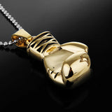 Boxing Glove Necklace Chain Stainless Steel Boys Charm Sport Fitness Jewelry
