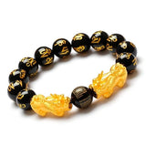Brave Troops Stone Beads Bangles Bracelet Chinese Pixiu Bracelet