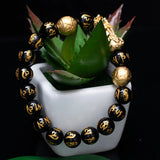 Brave Troops Stone Beads Bangles Bracelet Chinese Pixiu Bracelet