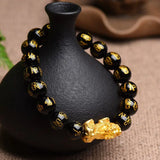 Brave Troops Stone Beads Bangles Bracelet Pixiu Bracelet