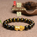 Brave Troops Stone Beads Bangles Bracelet Pixiu Bracelet