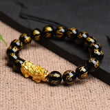 Brave Troops Stone Beads Bangles Bracelet Pixiu Bracelet