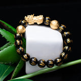 Brave Troops Stone Beads Bangles Bracelet Chinese Pixiu Bracelet