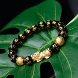 Brave Troops Stone Beads Bangles Bracelet Chinese Pixiu Bracelet