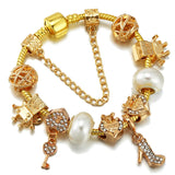 Butterfly Bee Beads Pendant Charm Bracelets For Women Men Bijoux Pulseras