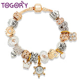Crown Flower Beads Bracelets For Women Men Jewelry Gift