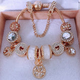 Crown Flower Beads Bracelets For Women Men Jewelry Gift