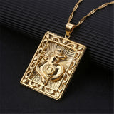 Rooster Pendant Chain Necklace for Women Girls