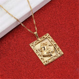 Rooster Pendant Chain Necklace for Women Girls