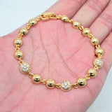 CZ Women Ball Charm Bracelet Jewelry