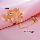 Coin Bangles Girl Baby Bracelet Muslim Money Bangle Jewelry Gift