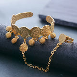 Coin Bangles Girl Baby Bracelet Muslim Money Bangle Jewelry Gift