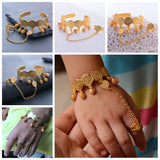 Coin Bangles Girl Baby Bracelet Muslim Money Bangle Jewelry Gift