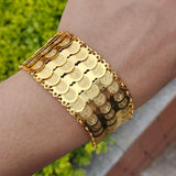 Coins Bangles Bracelets for Women Men Money Coin Bracelet