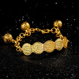 Coins Bangles Bracelets For Women Men Money Coin Bracelet Islamic Muslim Arab