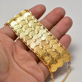 Coins Bangles Bracelets for Women Men Money Coin Bracelet