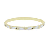 Colorful Evil Eye Bangle Bracelet - Women's Hand Jewelry