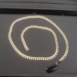 Copper Chain Hairpins Tassel Hair Clips Braided Headband Hair Accessories