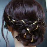 Copper Chain Hairpins Tassel Hair Clips Braided Headband Hair Accessories