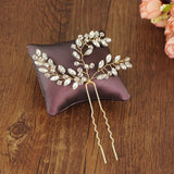 Crystal Hair Pins Wedding Hair Jewelry Accessories Handmde Head Decoration