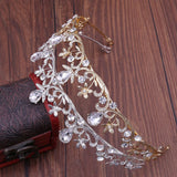 Rhinestone Crown Tiara Wedding Hair Jewelry Bridal Headpiece