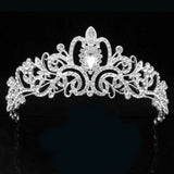 Rhinestone Crown Tiara Wedding Hair Jewelry Bridal Headpiece