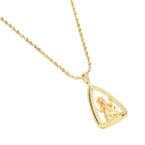 CZ Elephant Hindu Ganesha Pendant Necklace for Women