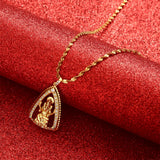 CZ Elephant Hindu Ganesha Pendant Necklace for Women