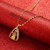 CZ Elephant Hindu Ganesha Pendant Necklace for Women